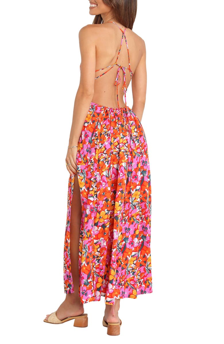 Petal & Pup Senorita Floral Print Sleeveless Maxi Dress, Alternate, color, Floral