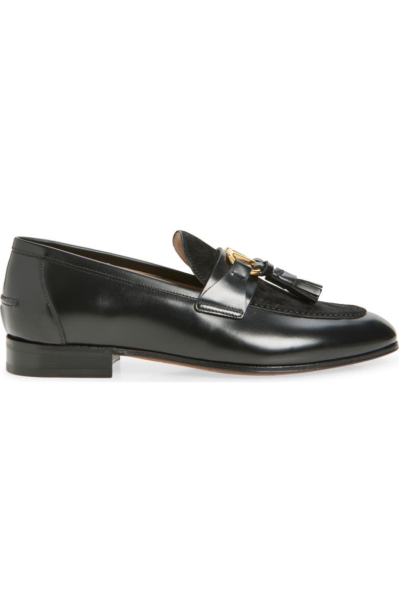 Valentino Garavani VLOGO Loafer, Alternate, color, Black