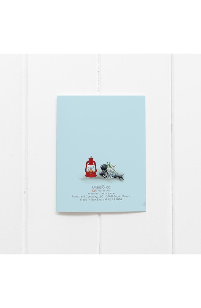 Ramus & Co Winter/Holiday Greeting Cards "Santa Fisherman", Alternate, color, Multi-Pack