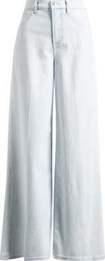 SPANX® Lightweight High Waist Superwide Jeans