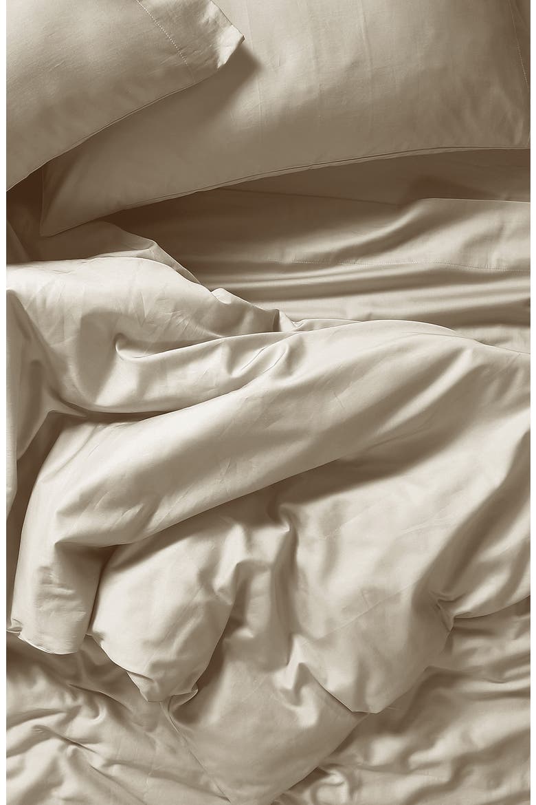 CLIMA Cotton Duvet Cover, Alternate, color, FOG