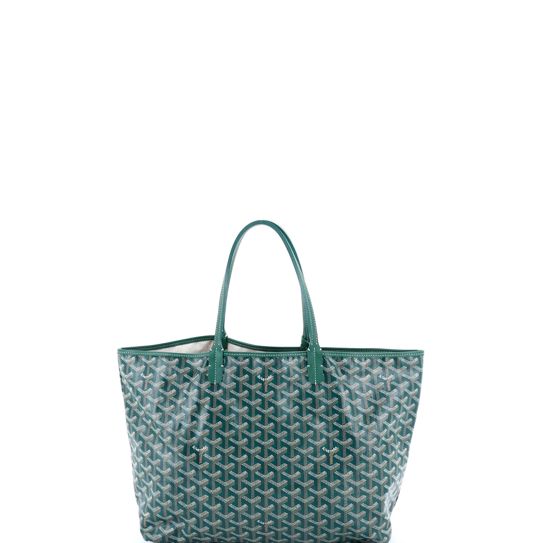 Pre-Owned Goyard Saint Louis Tote Coated Canvas PM, Alternate, color, Green