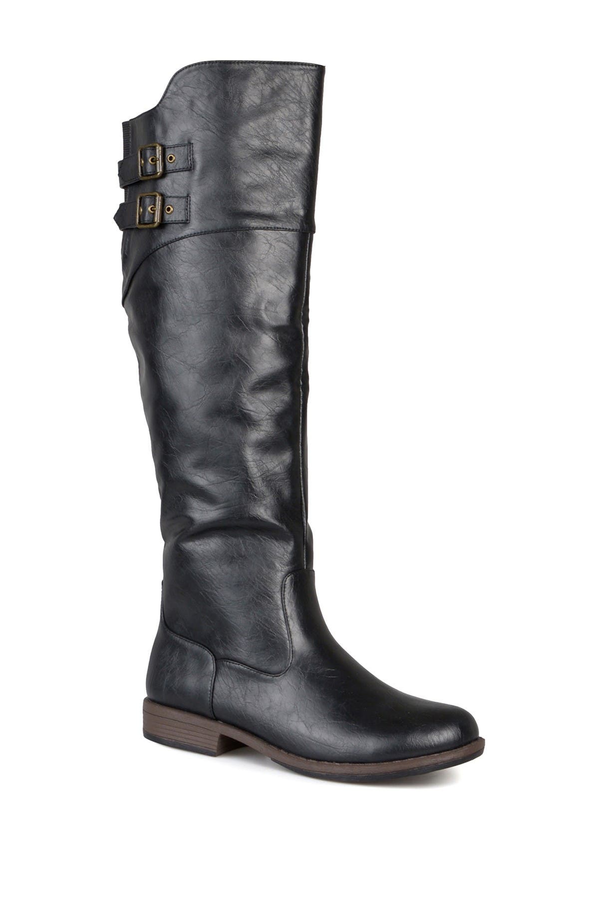 Journee Collection JOURNEE Tori Riding Boot, Main, color, Black