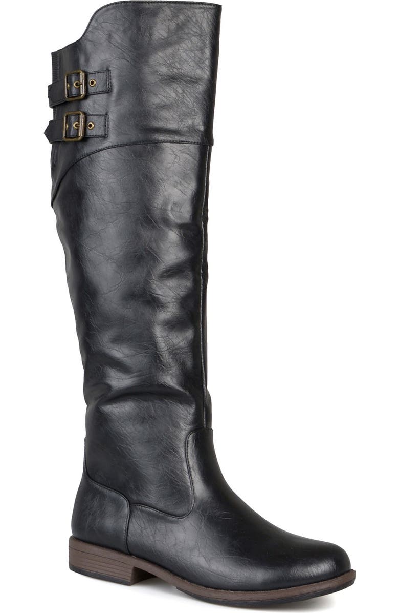 Journee Collection JOURNEE Tori Riding Boot, Main, color, Black