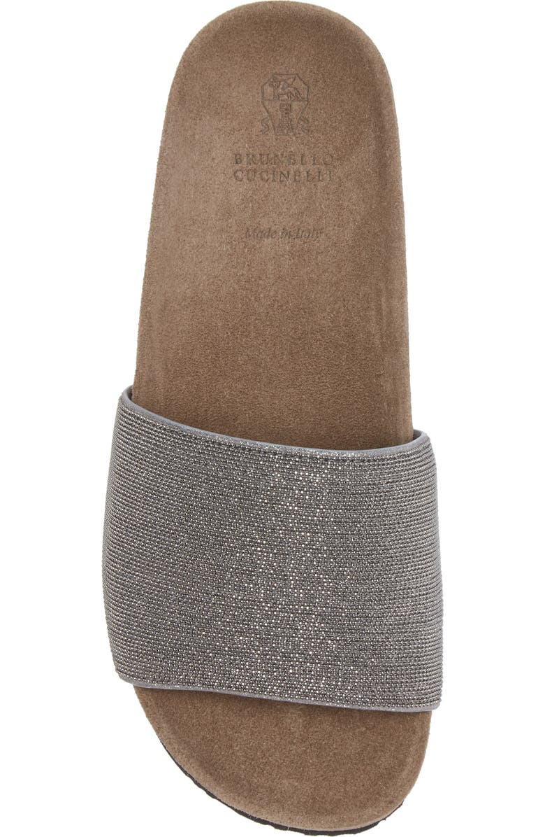Brunello Cucinelli Monili Slide Sandal, Alternate, color,
