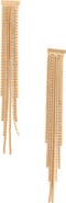 NORDSTROM RACK Beaded Chain Fringe Earrings