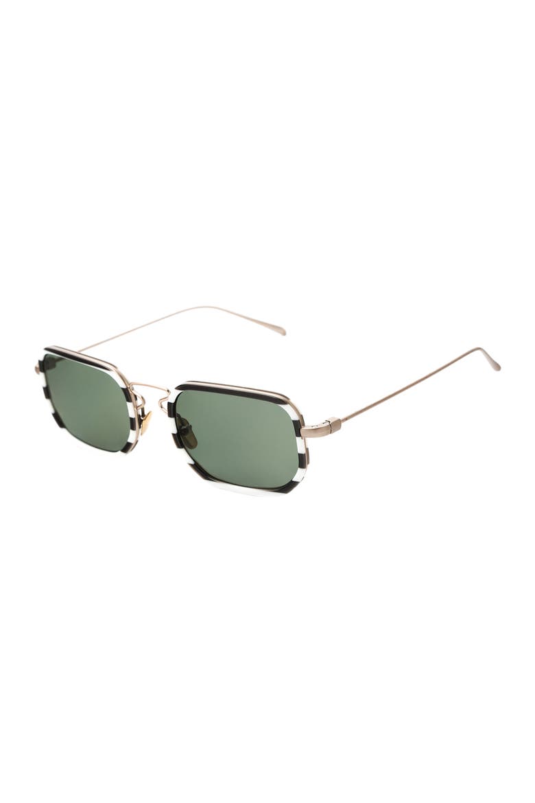 Venetian Sunglasses, Alternate, color, Black White / Olive