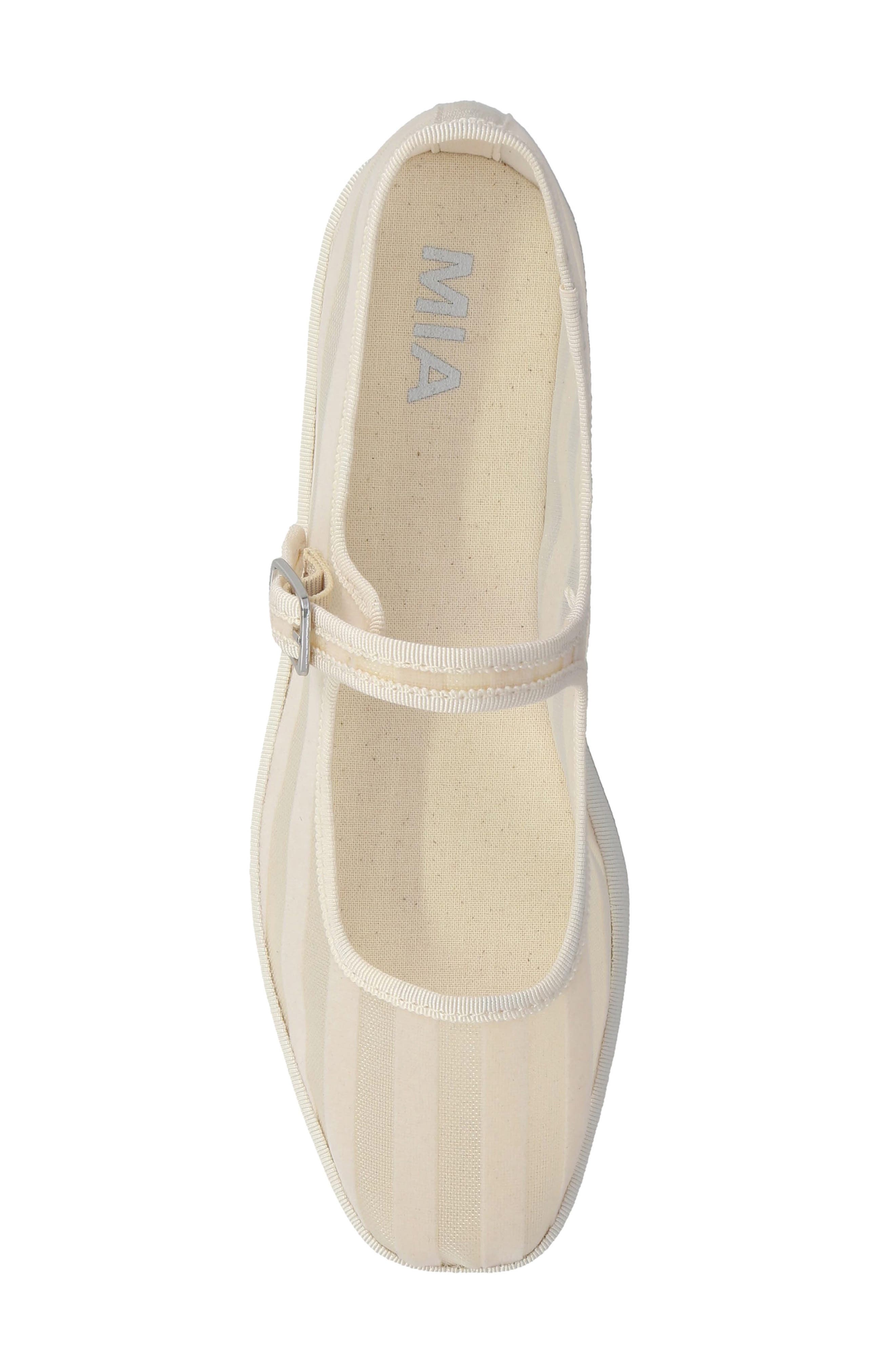 MIA Morocco Mary Jane Flat, Alternate, color, Bone