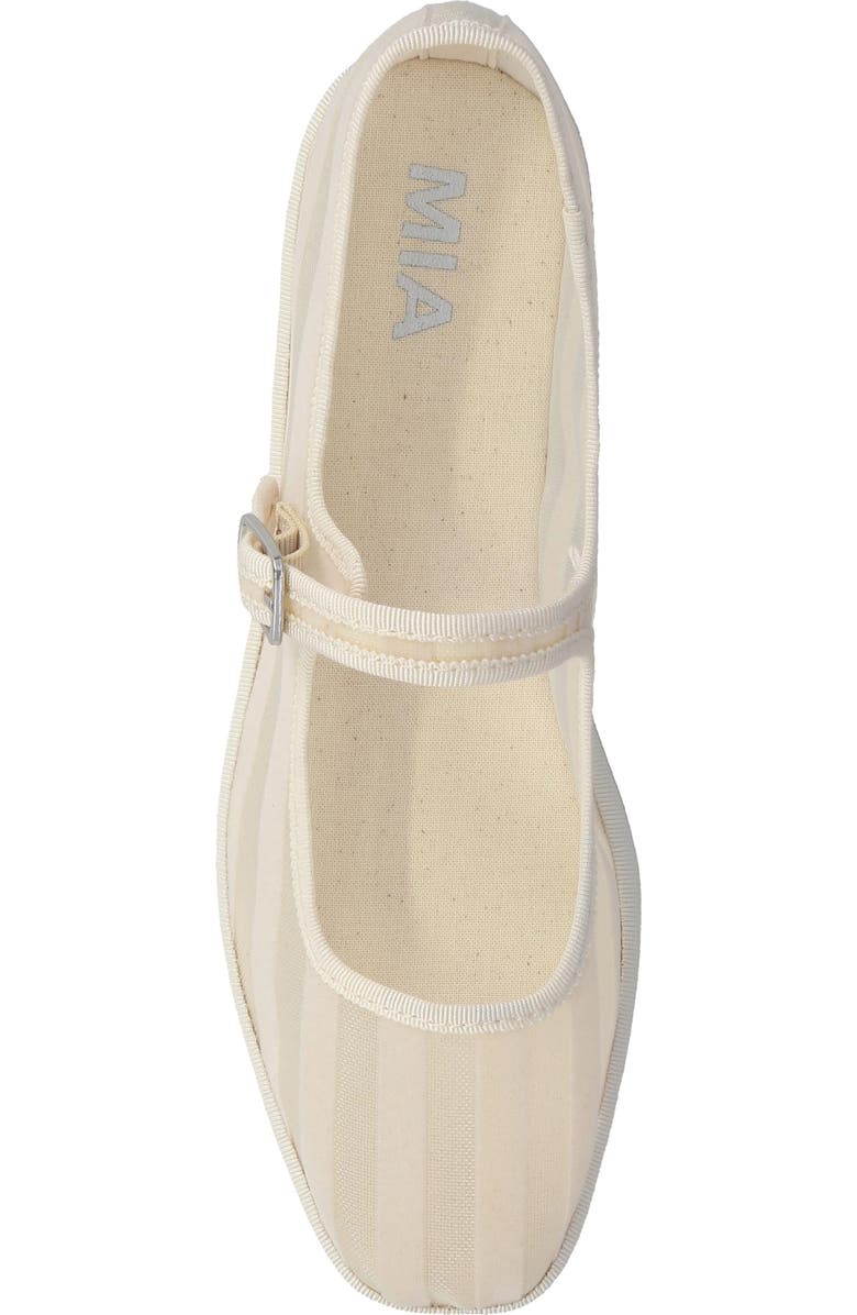 MIA Morocco Mary Jane Flat, Alternate, color, Bone