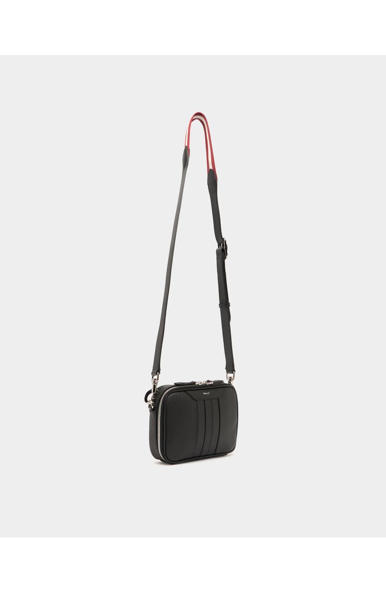 Bally Leather Beckett Crossbody Bag, Alternate, color, Black