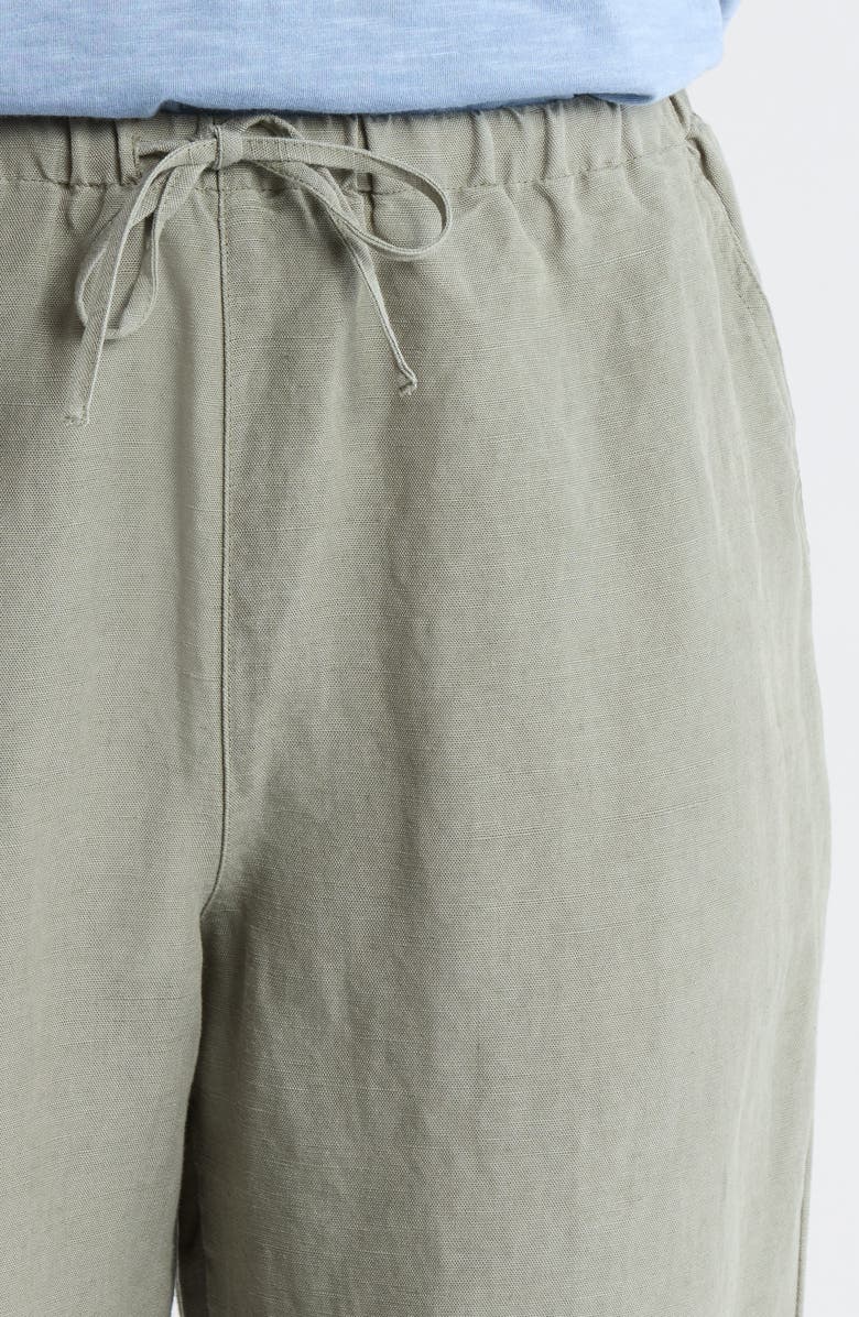 Marine Layer Linen Blend Straight Leg Pants, Alternate, color, Sea Spray