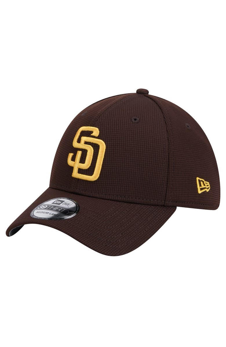 New Era Men's New Era Brown San Diego Padres Active Pivot 39THIRTY Flex Hat, Main, color, 
