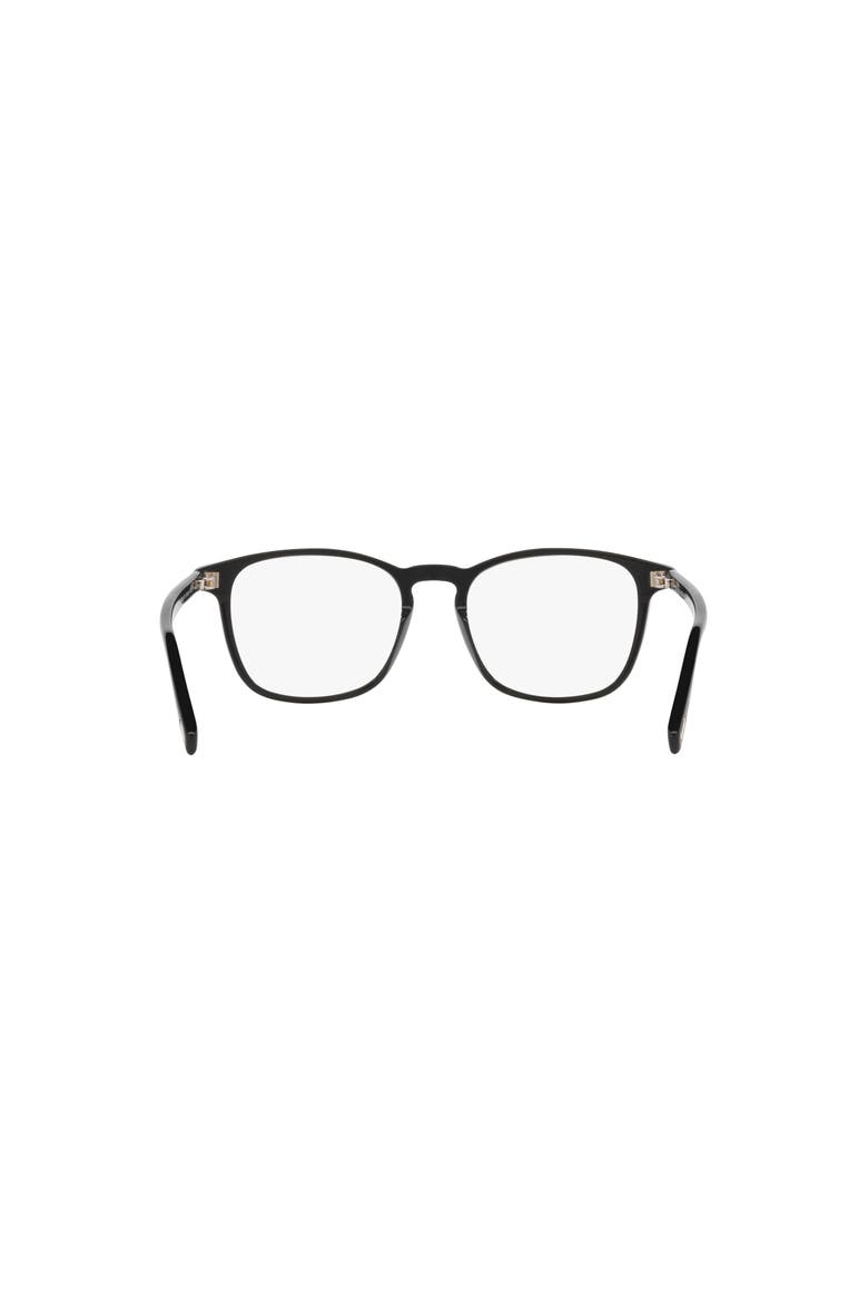 52mm Square optical glasses, Alternate, color, Black