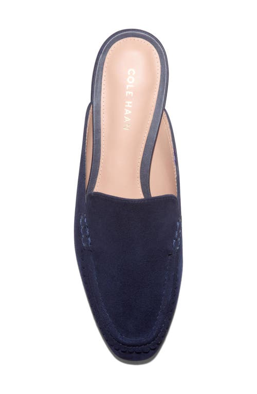 Cole Haan Pollina Apron Toe Mule In Blue