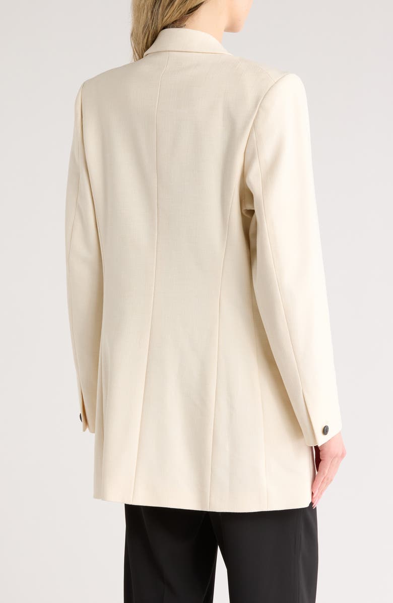 rag & bone Suzanne Longline Blazer, Alternate, color, Ivory