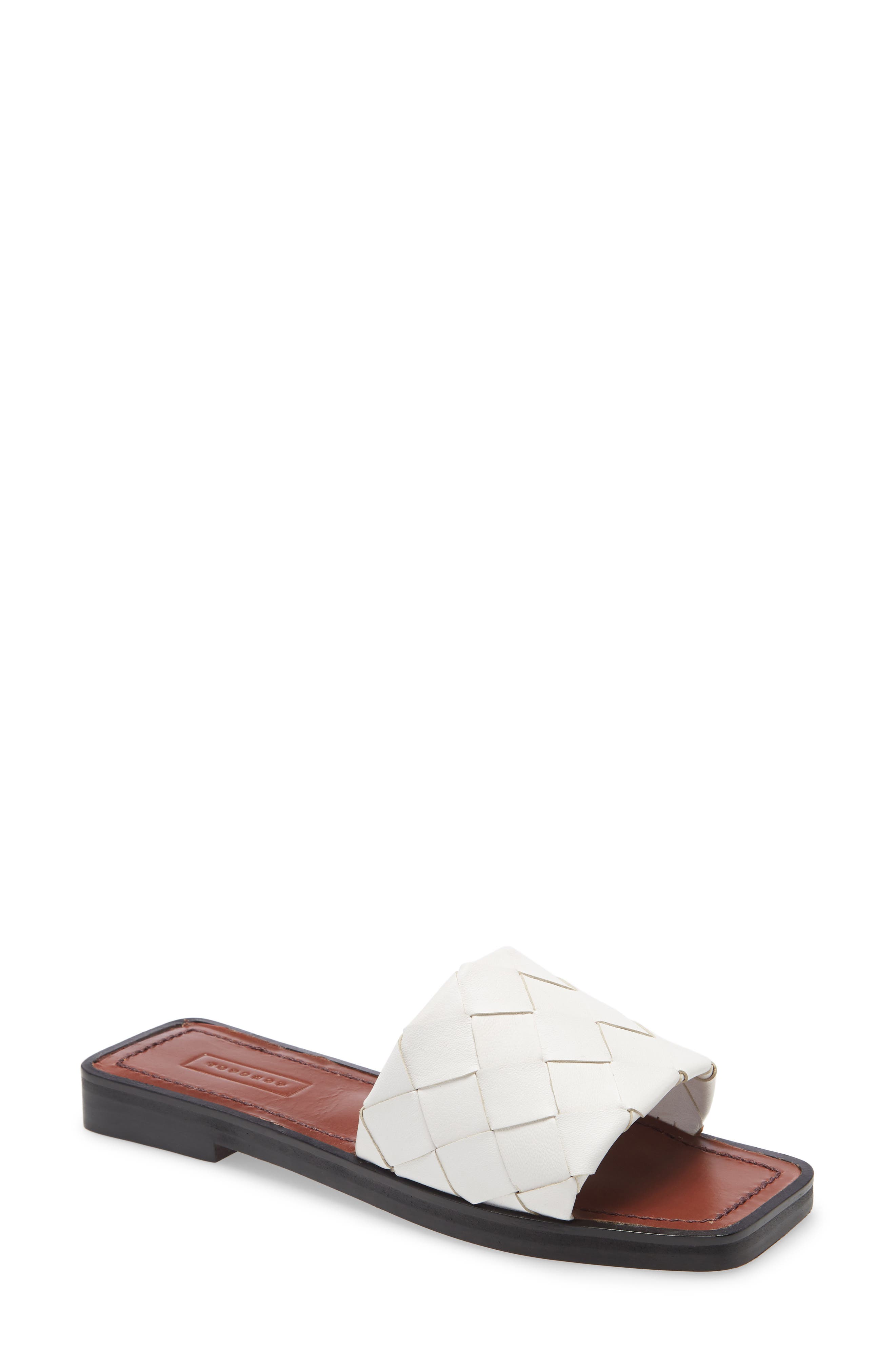 Penelope Slide Sandal, Main, color, WHITE