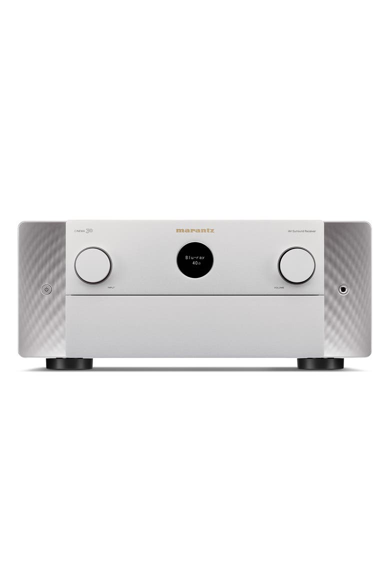 Cinema 30 11.4 Channel 8K Home Theater Receiver with Dolby Atmos & IMAX Enhanced Audio, Main, color, Silver