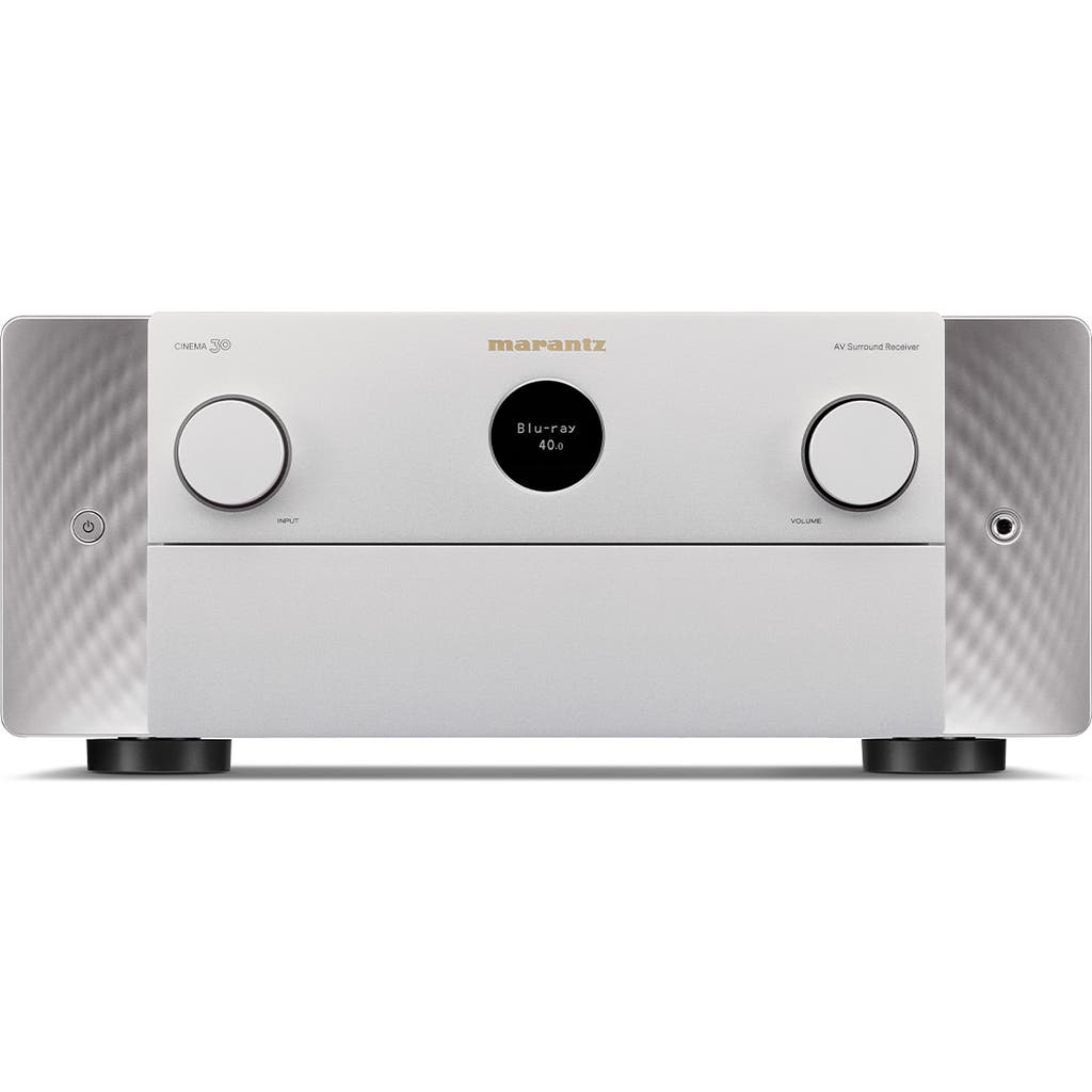 Marantz Cinema 30 11.4 Channel 8K Home Theater Receiver with Dolby Atmos & IMAX Enhanced Audio in Silver at Nordstrom