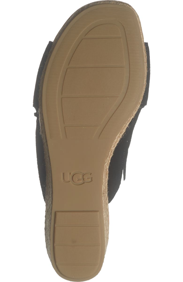 UGG<sup>®</sup> Taia Wedge Heel Sandal, Alternate, color, Black
