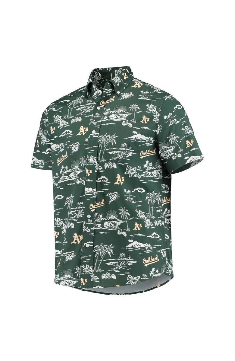 Reyn Spooner Men's Reyn Spooner Green Oakland Athletics Kekai Button-Down Shirt, Alternate, color, Green