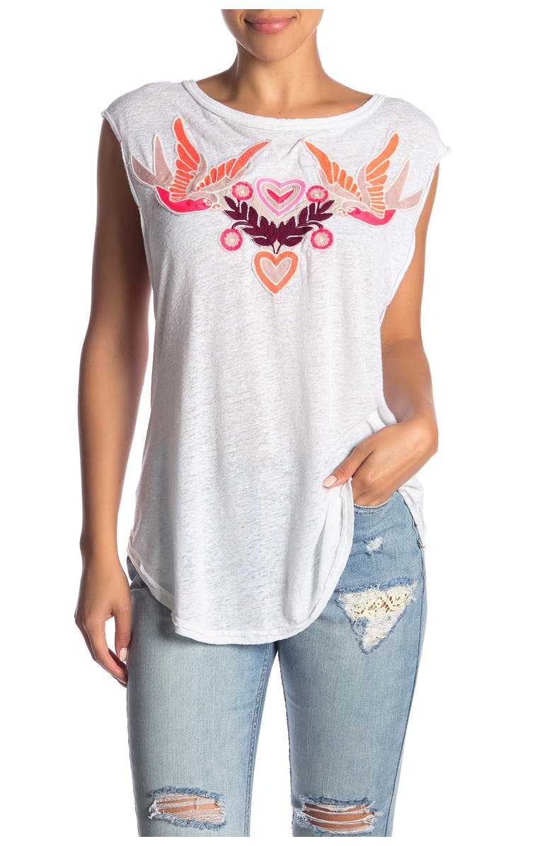 Free People Love Birds Tee, Main, color, 