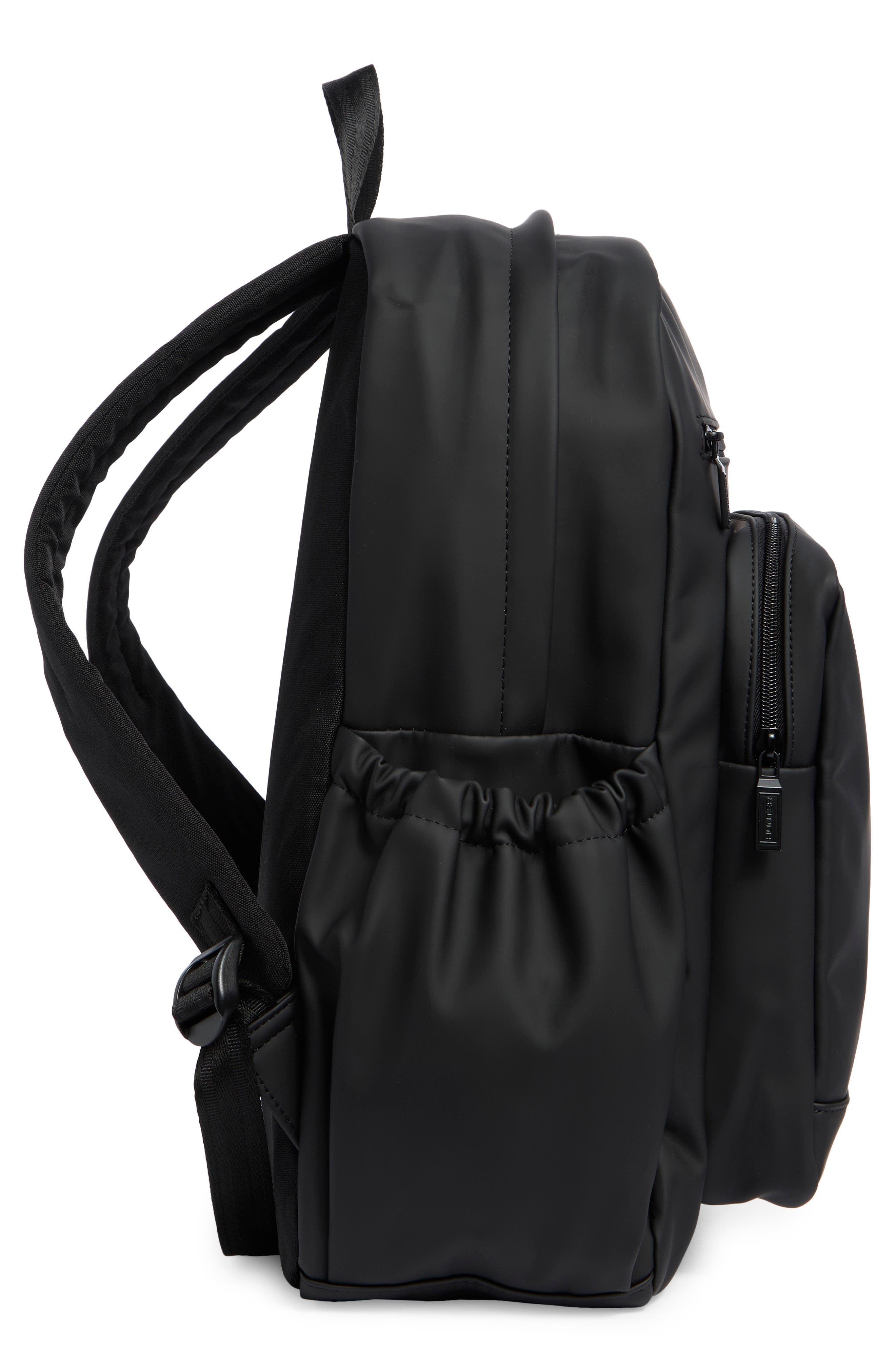 All In Faux Leather Backpack, Alternate, color, BLACK MATTE