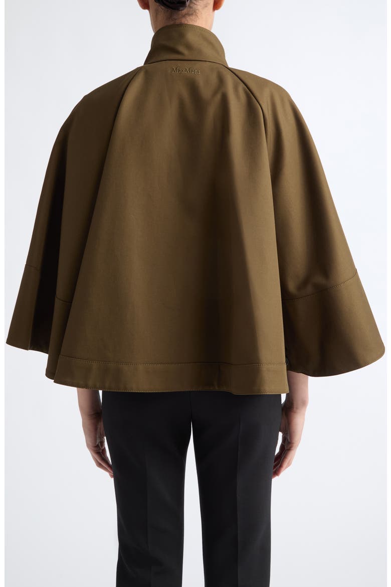 Fulcro Water Repellent Cotton Gabardine Cape, Alternate, color, KAKI