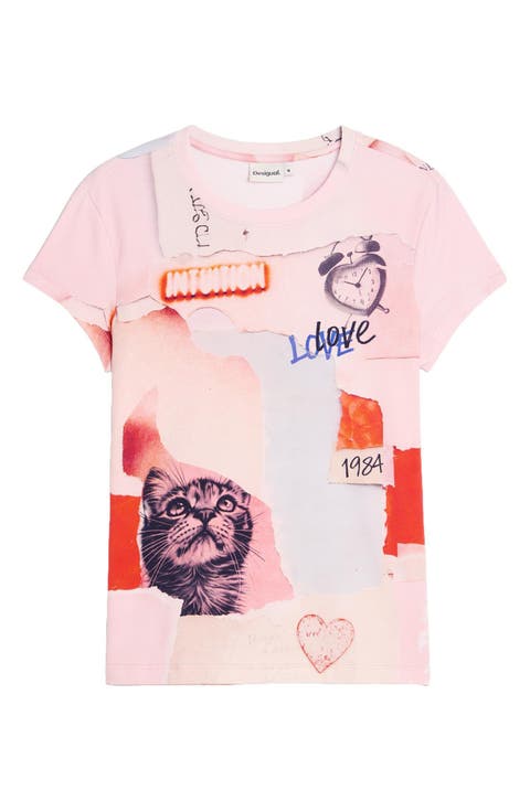 Stretch Cotton Graphic T-Shirt