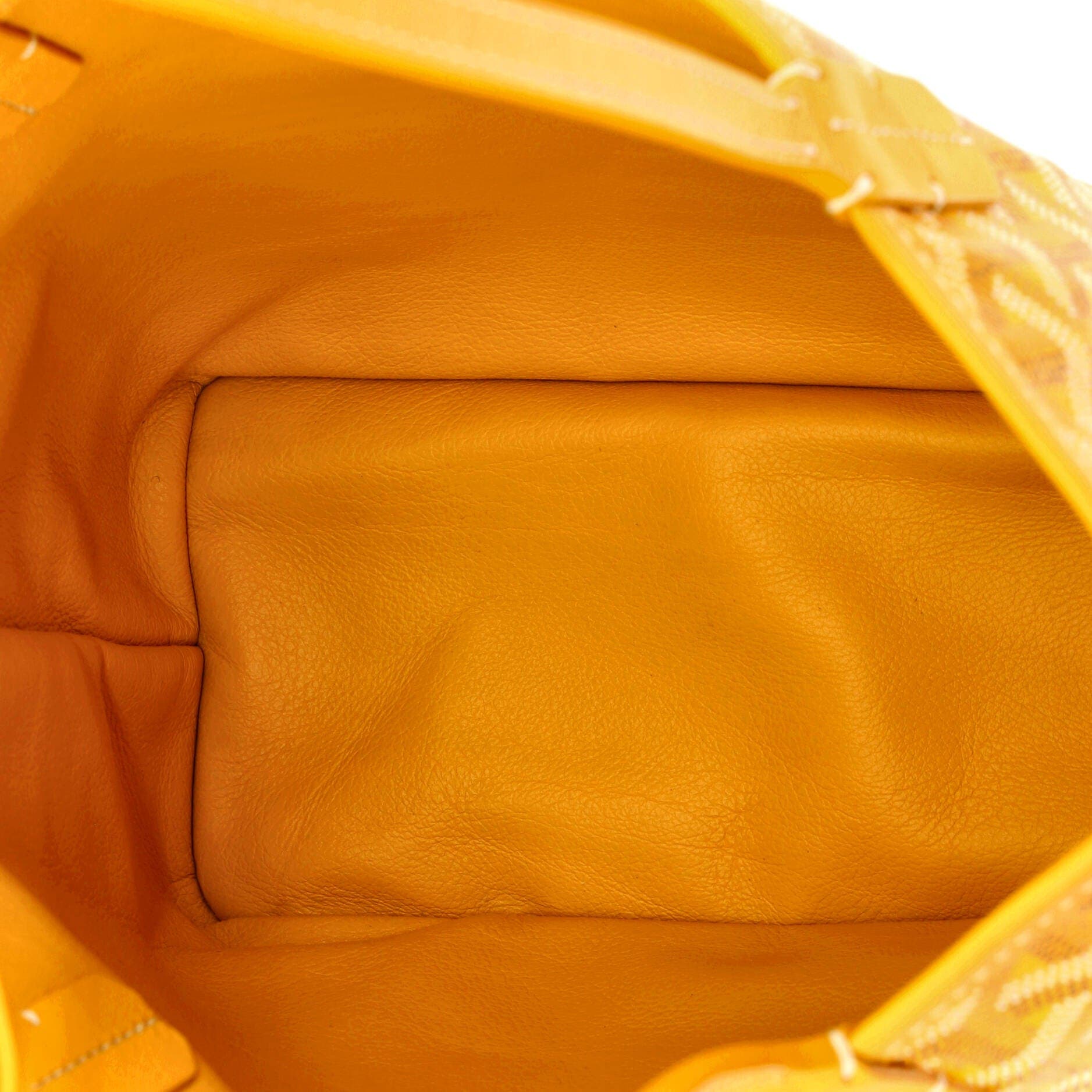 Pre-Owned Goyard Anjou Reversible Tote Printed Coated Canvas Mini, Alternate, color, Orange