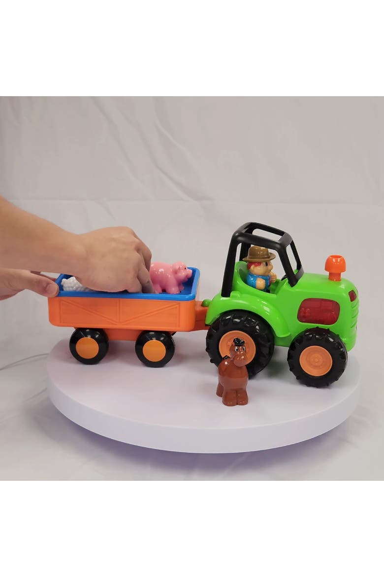 Light N' Sound Farm Tractor, Alternate, color, Multicolored