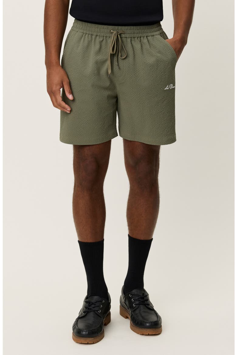 Stan Seersucker Swim Shorts, Alternate, color, LICHEN GREEN