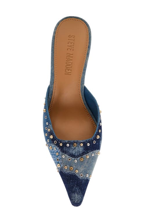 Steve Madden Alexi Pointed Toe Mule In Blue