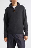 JW Anderson Ribbed Half Zip Sweater