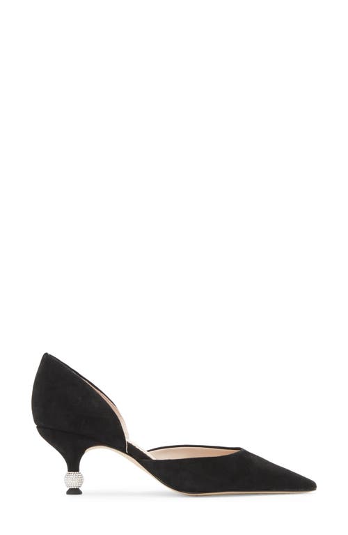 Kate Spade New York Dover Kitten Heel D'orsay Pump In Black