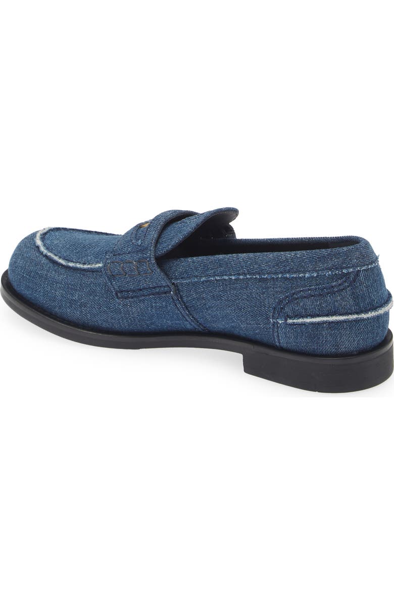 Miu Miu Denim Penny Loafer, Alternate, color,