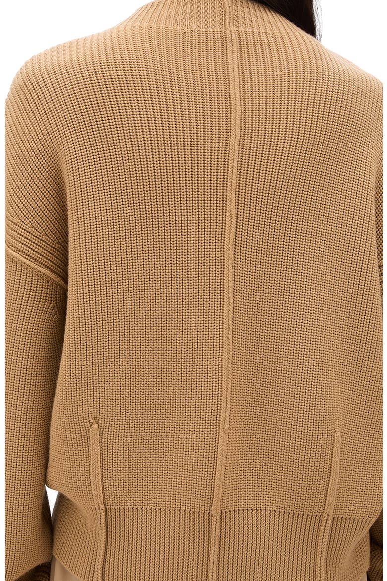 Rib Crewneck, Alternate, color, Camel