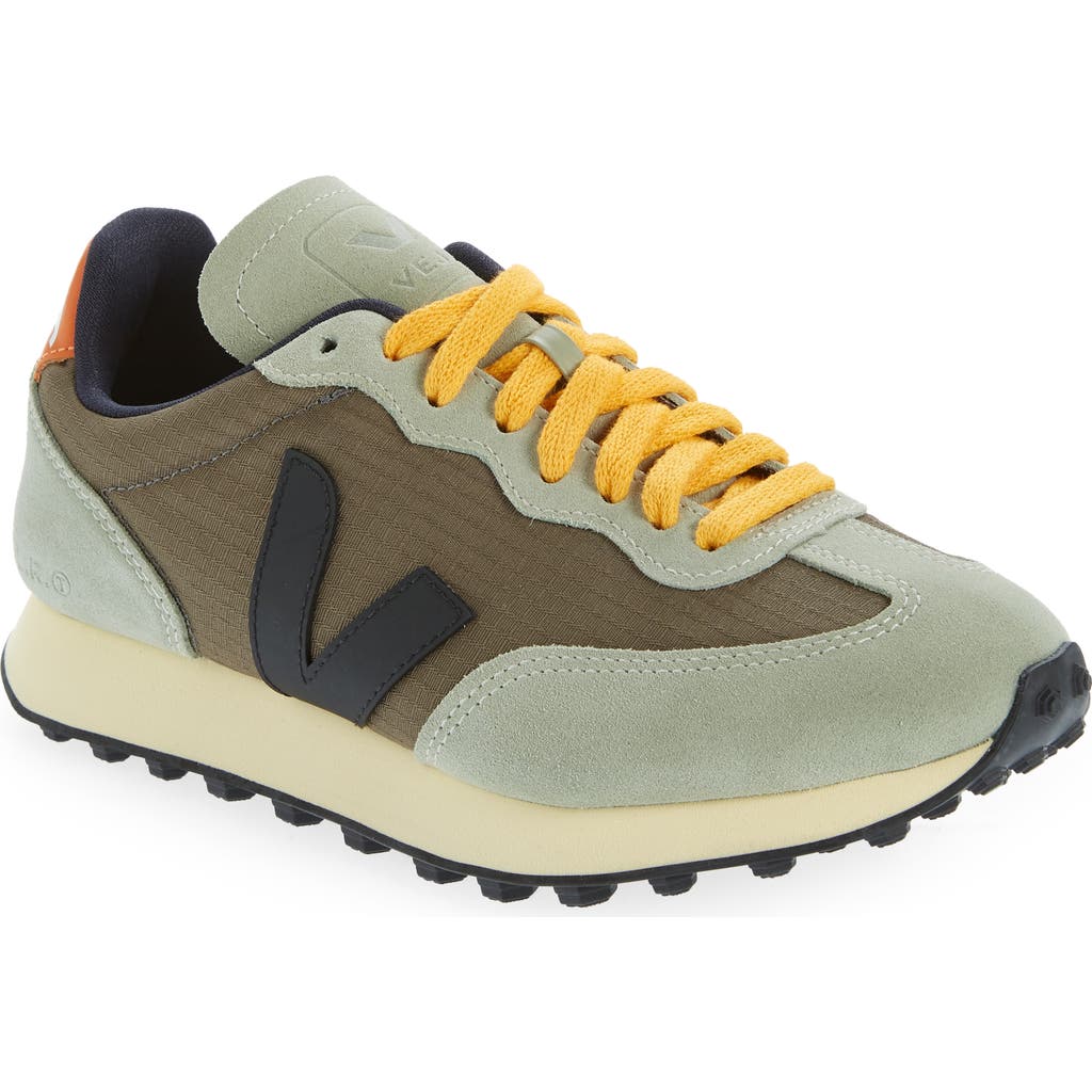 Veja Rio Branco Sneaker In Khaki Black