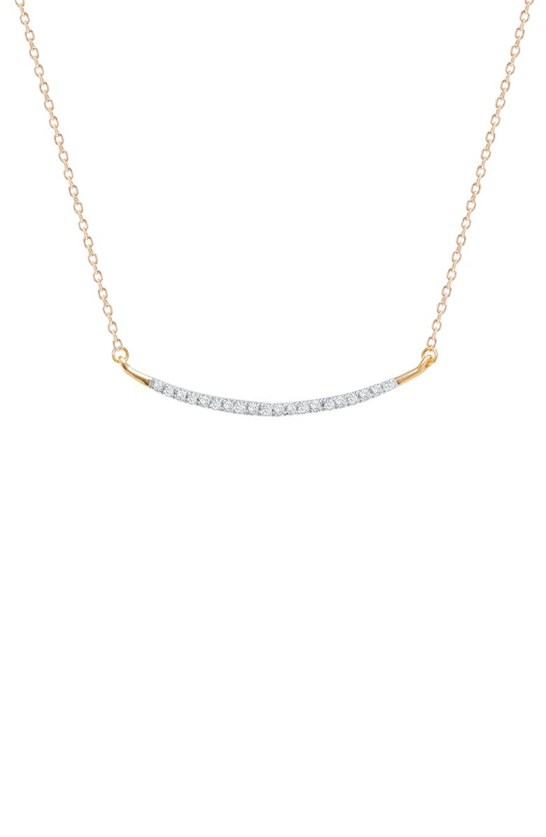 Adina Reyter Large Pavé Curve Pendant Necklace, Main, color, 