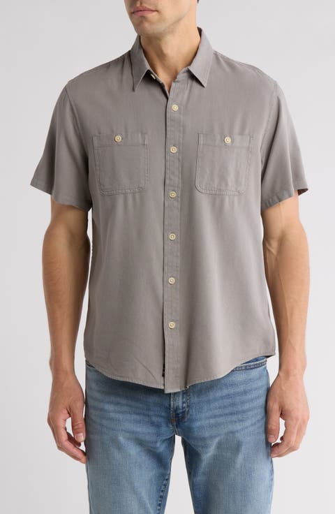 Washed Mason Short Sleeve Workshirt