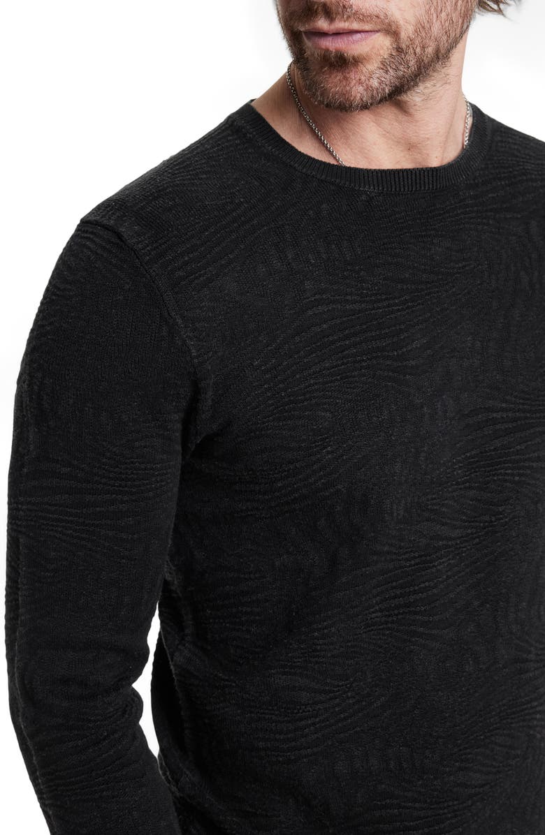 John Varvatos Mercer Wave Long Sleeve T-Shirt, Alternate, color, 