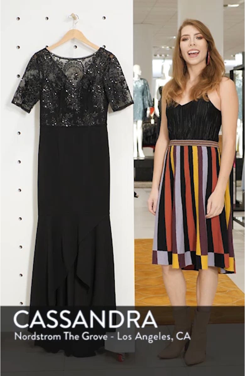 Sequin High/Low Gown, sales video thumbnail