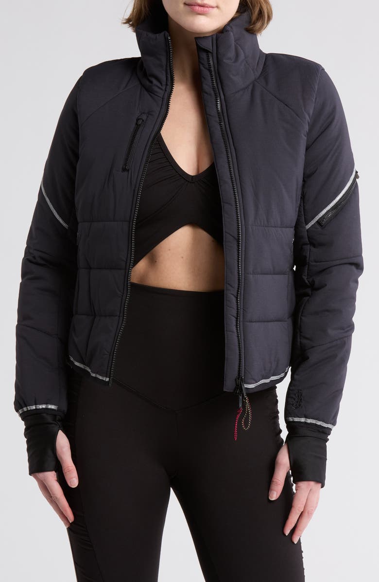 Free People Gathering Water Resistant Storm Puffer Jacket, Main, color, 
