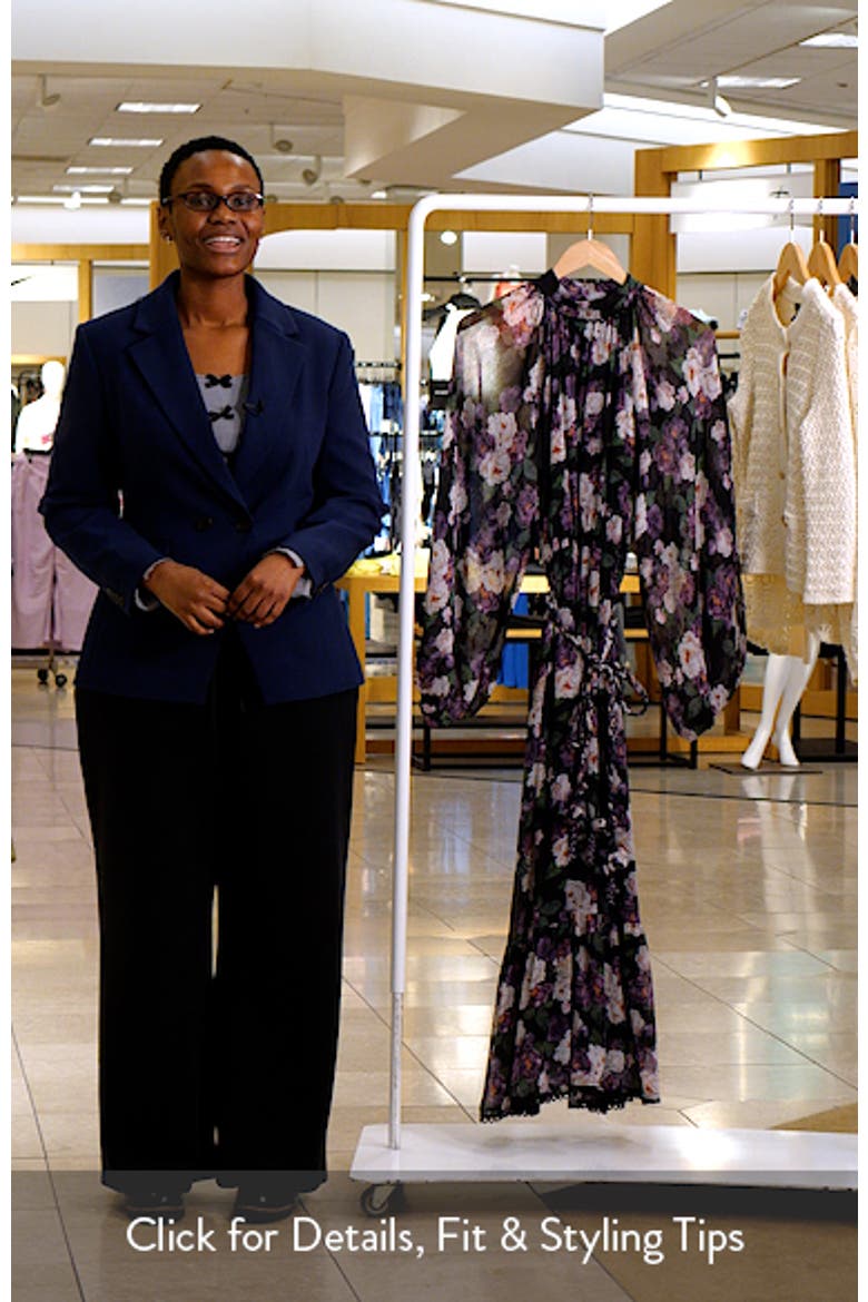Jasmine Floral Tie Waist Maxi Dress video