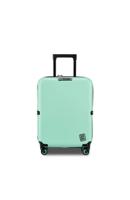 Pixie Mood Collapsible Pebble Carry-on Suitcase In Pale Green