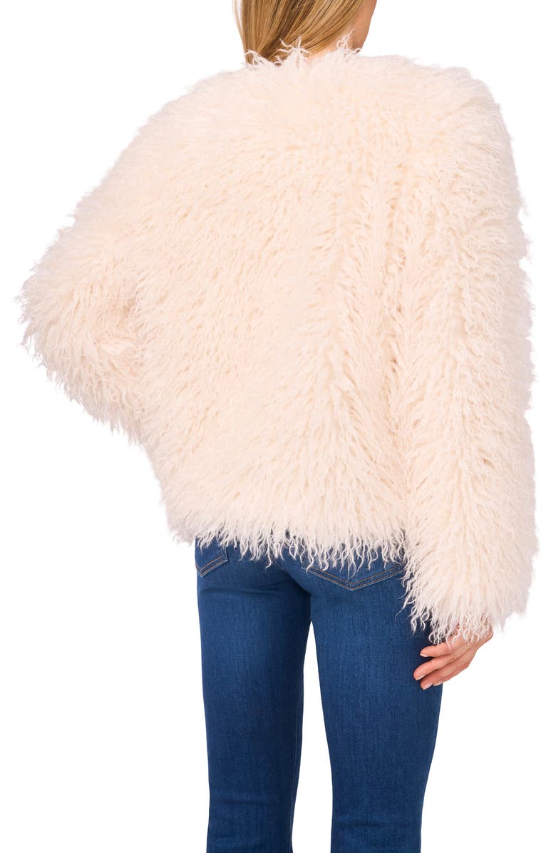 Halogen<sup>®</sup> Faux Fur Jacket, Alternate, color, New Ivory