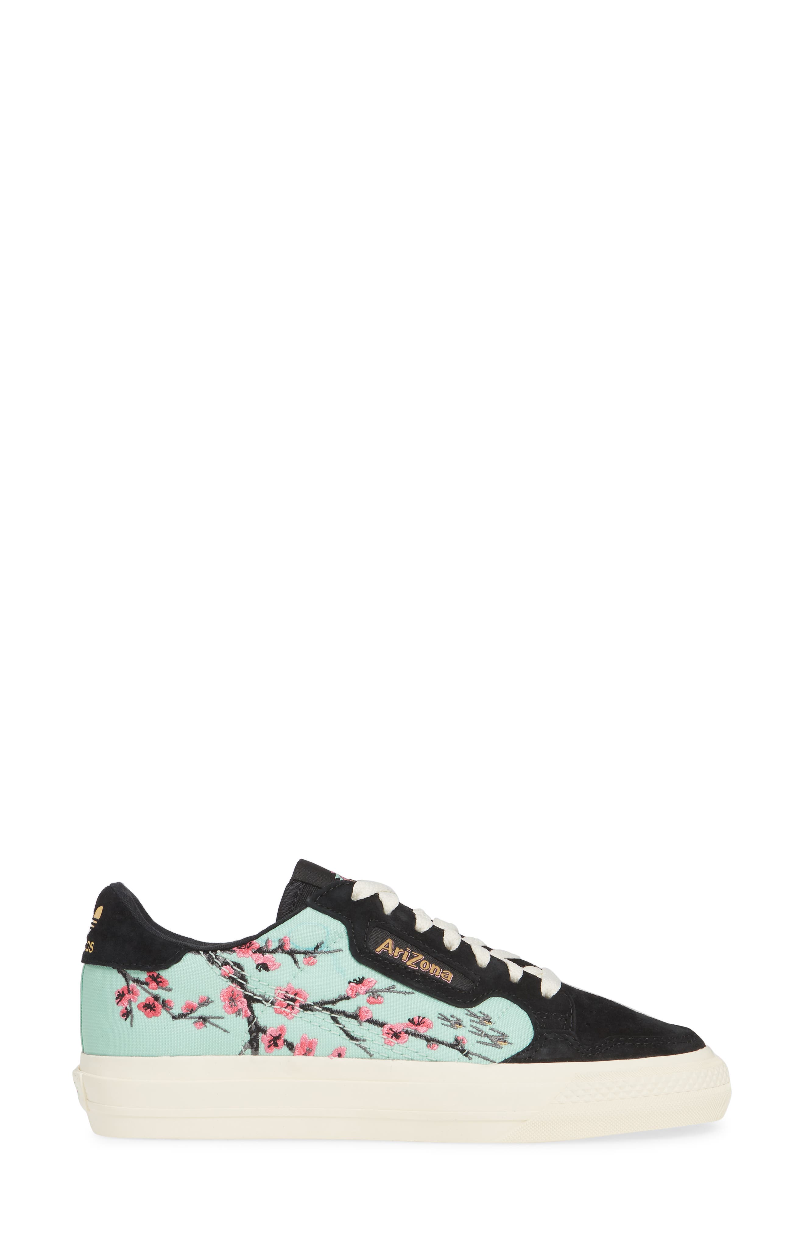 adidas Originals x AriZona Iced Tea Continental Vulc Embroidered Sneaker, Alternate, color, 