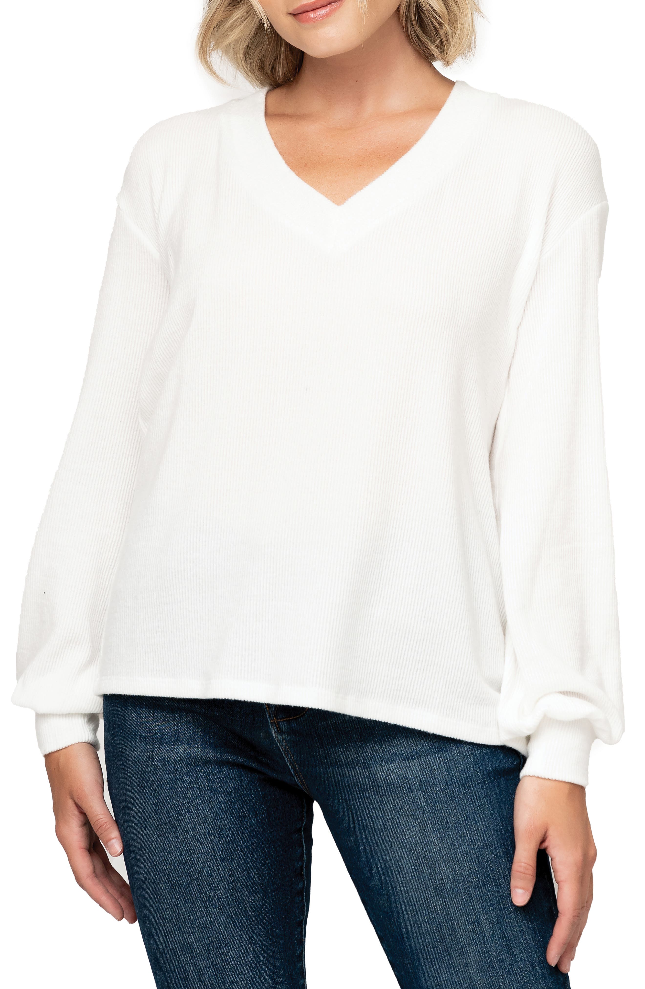 Tie Back Rib Sweater