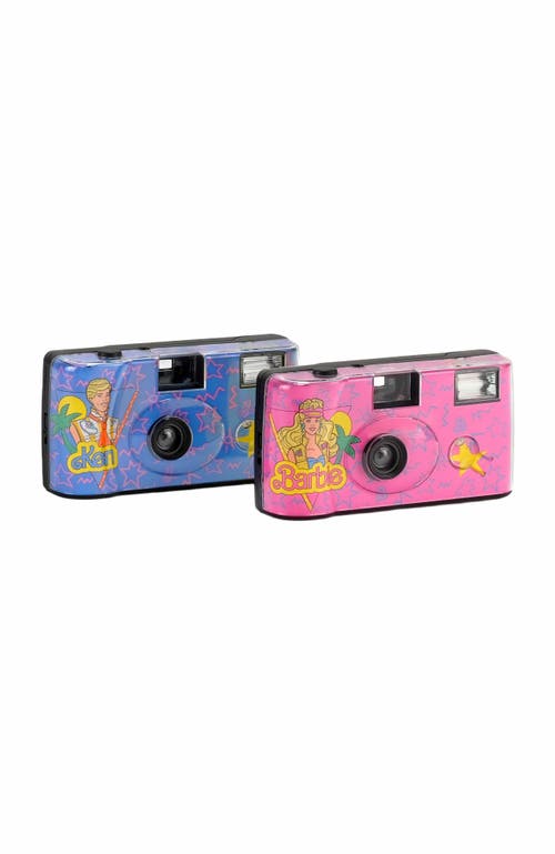 Retrospekt BARBIE & KEN Preloaded 35mm Film Simple-Use Cameras in Pink  product