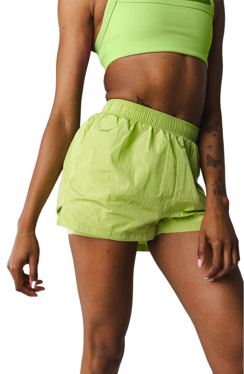 Vitality Surface Run Short, Alternate, color, Lime