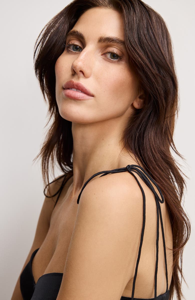 Good American Satin Corset Top, Alternate, color,